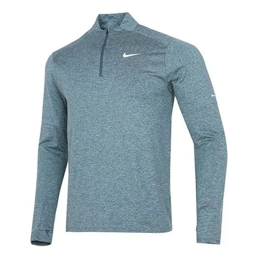 Nike Nk Df Elmnt Top Hz Casual Breathable Sports Long Sleeves Blue DD4757-058 - 1