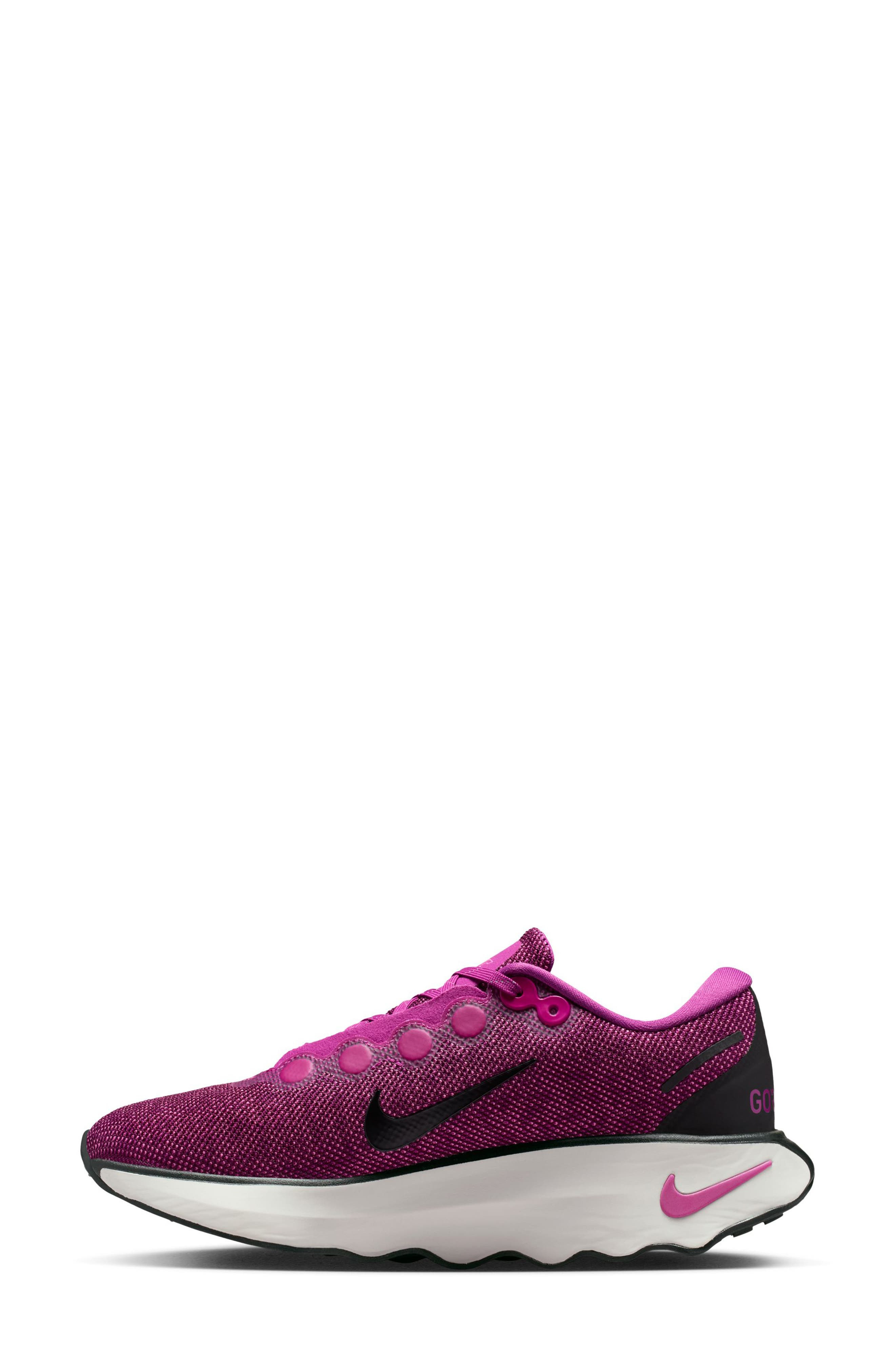 Nike Motiva Gore-Tex® Road Running Shoe in Bordeaux/firepink/cactusflower at Nordstrom - 6