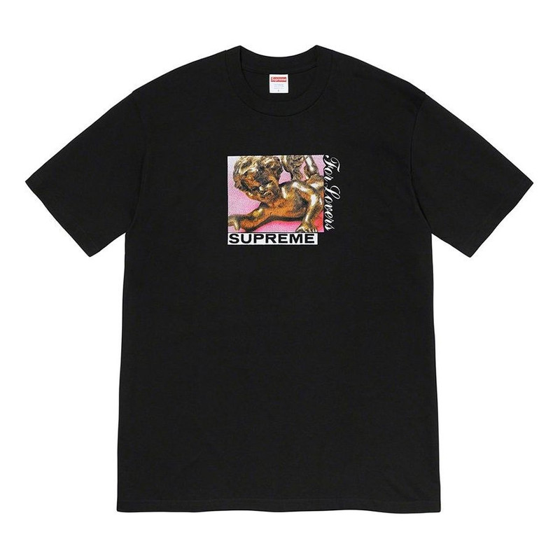 Supreme Week 1 Lovers Tee Cartoon Printing Round Neck Short Sleeve Unisex SUP-FW20-013 - 1