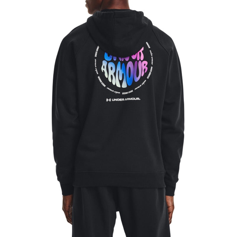 Under Armour Saco Negro Hombre Elevatd Terry Hoodie 'Black' 1373844-001 - 3
