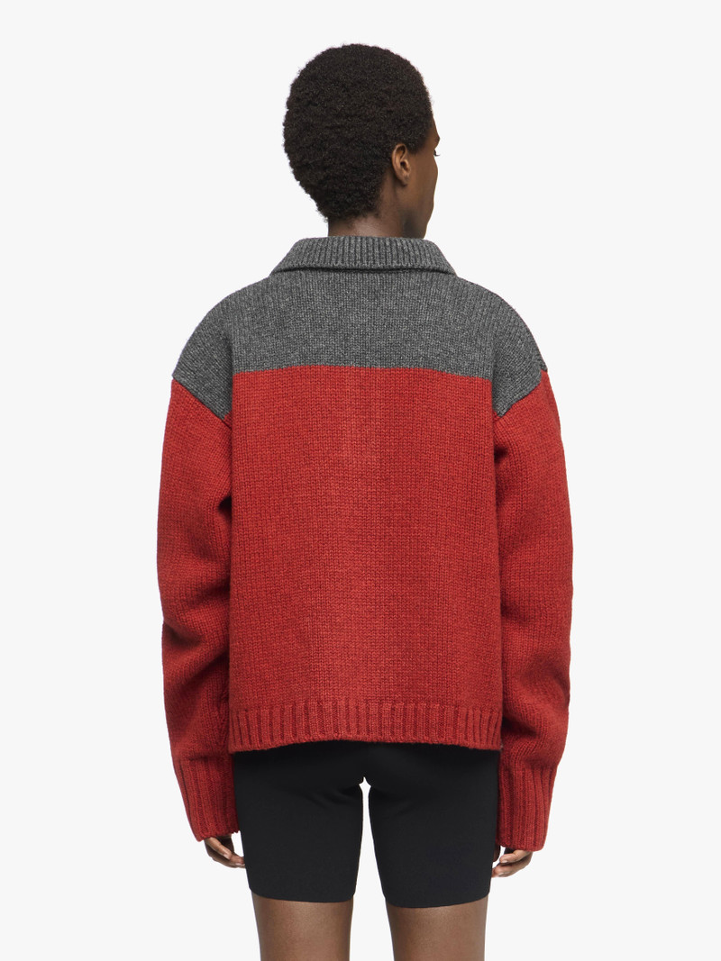 HOUSE' INTARSIA POLO SWEATER 3