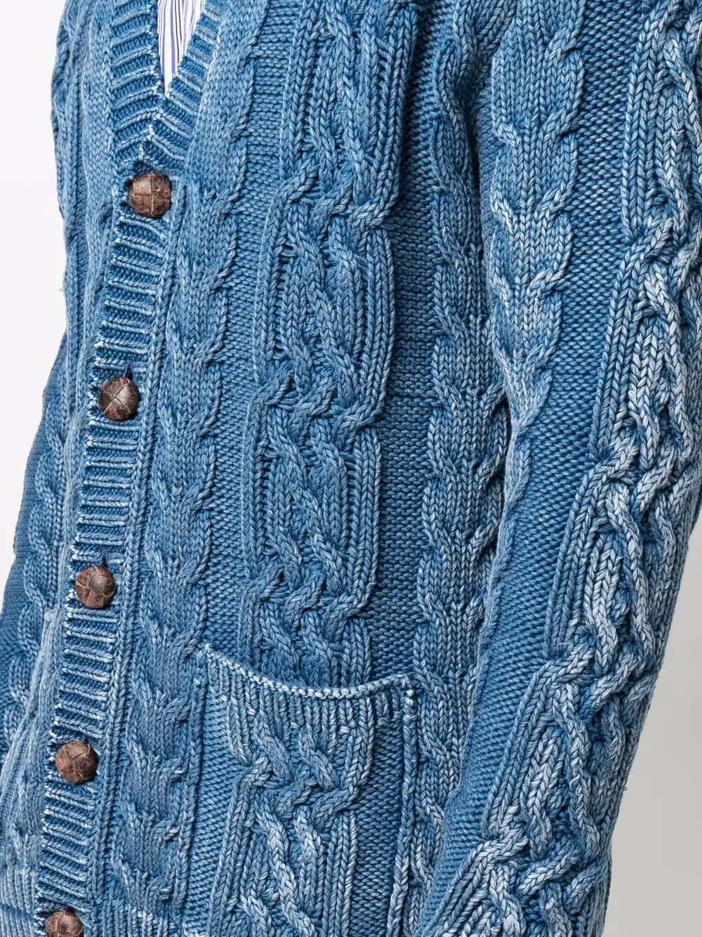 cable-knit cardigan - 5