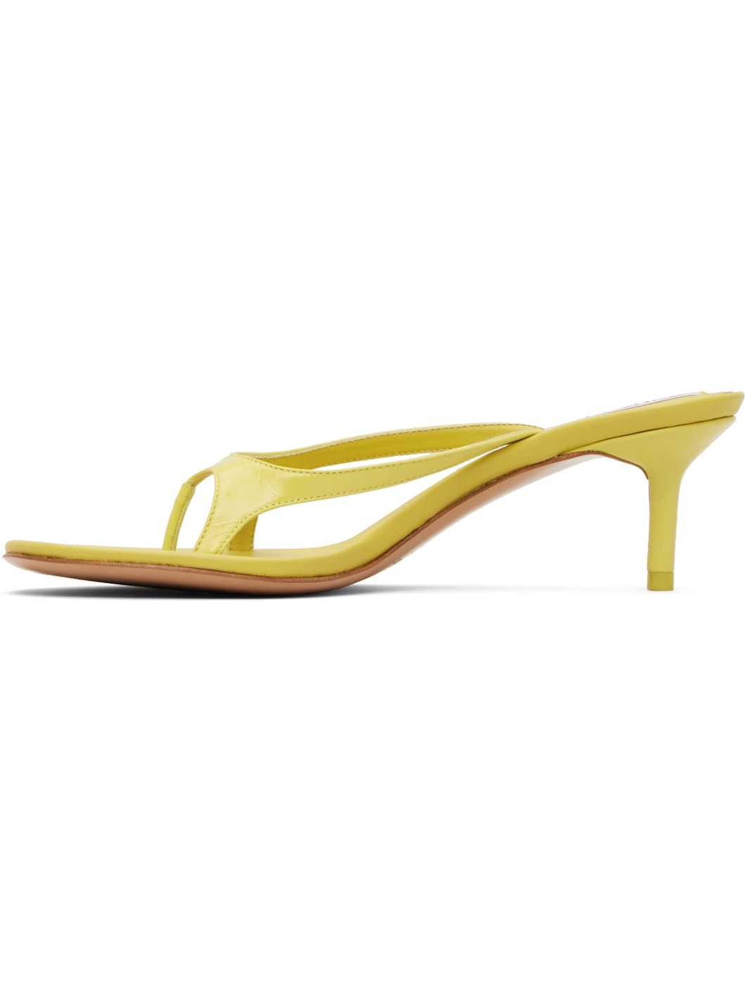 Yellow Beverly Kitten Lux Midsummer Heeled Sandals - 3