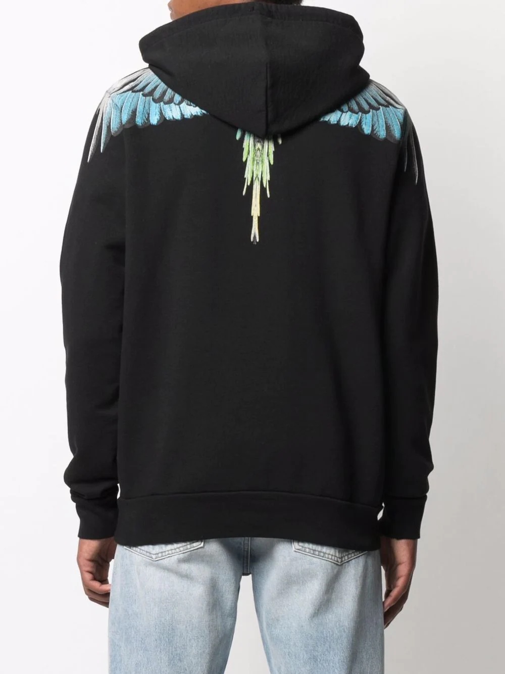 Wings-print hoodie - 4