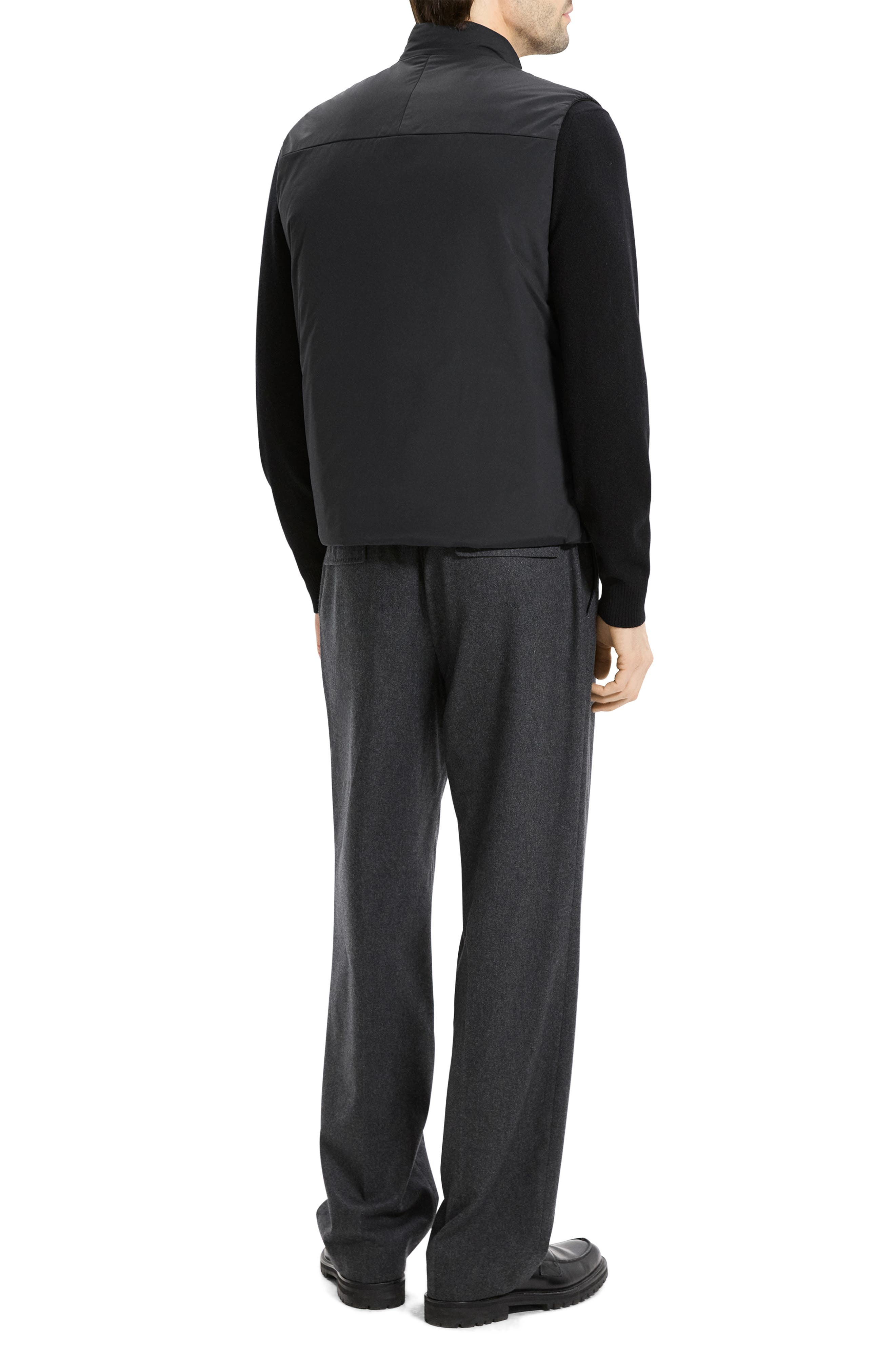 Theory Layering Motion Vest in Black - 8