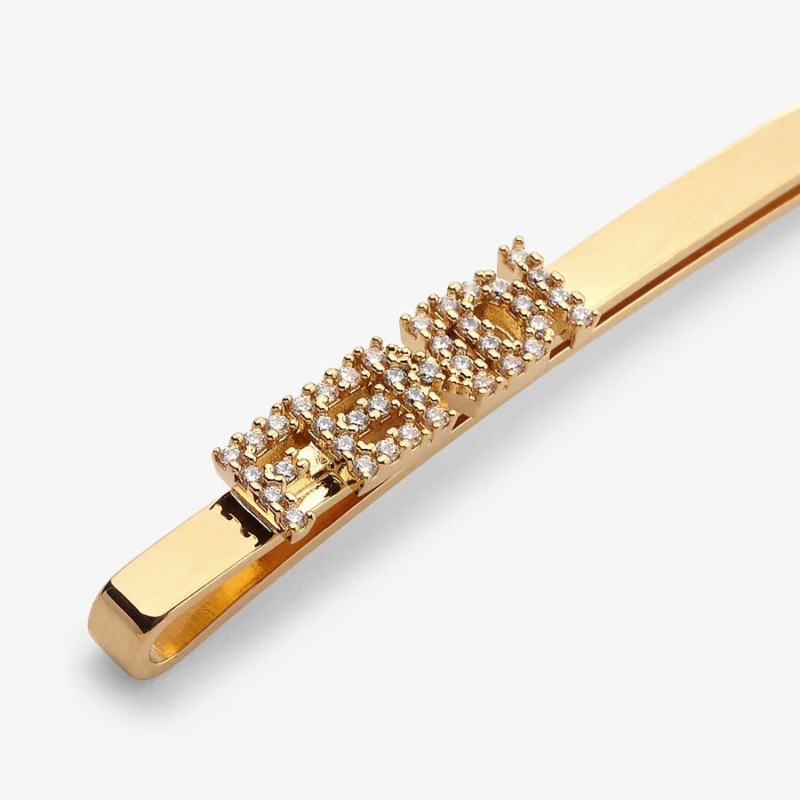 Gold-colored hair clip - 3