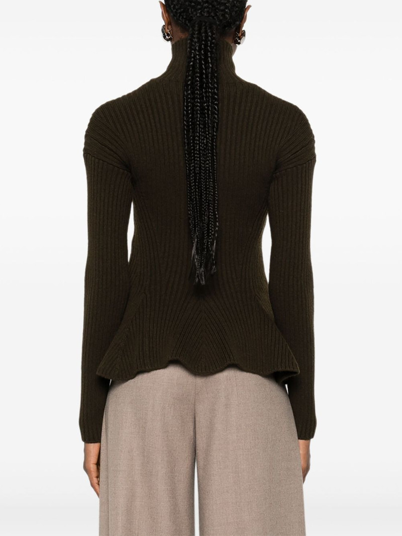 ribbed peplum knitwear 4