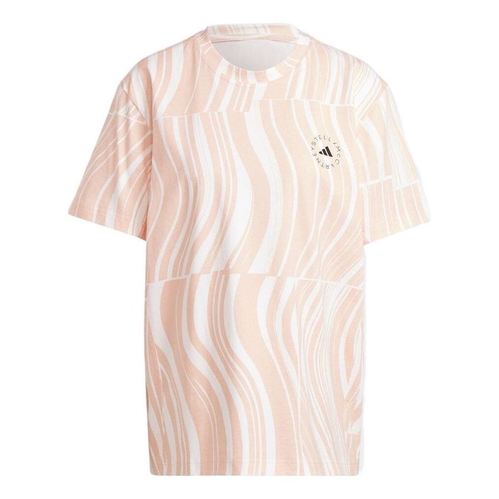 (WMNS) adidas by Stella McCartney TrueCasuals Graphic T-Shirt 'Skin White' HT1106 - 1