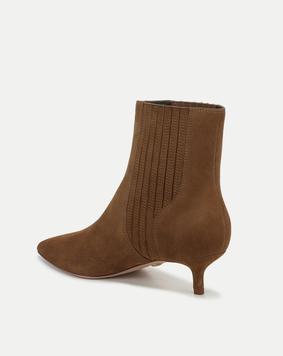 LISA KITTEN-HEEL BOOTIE - 5