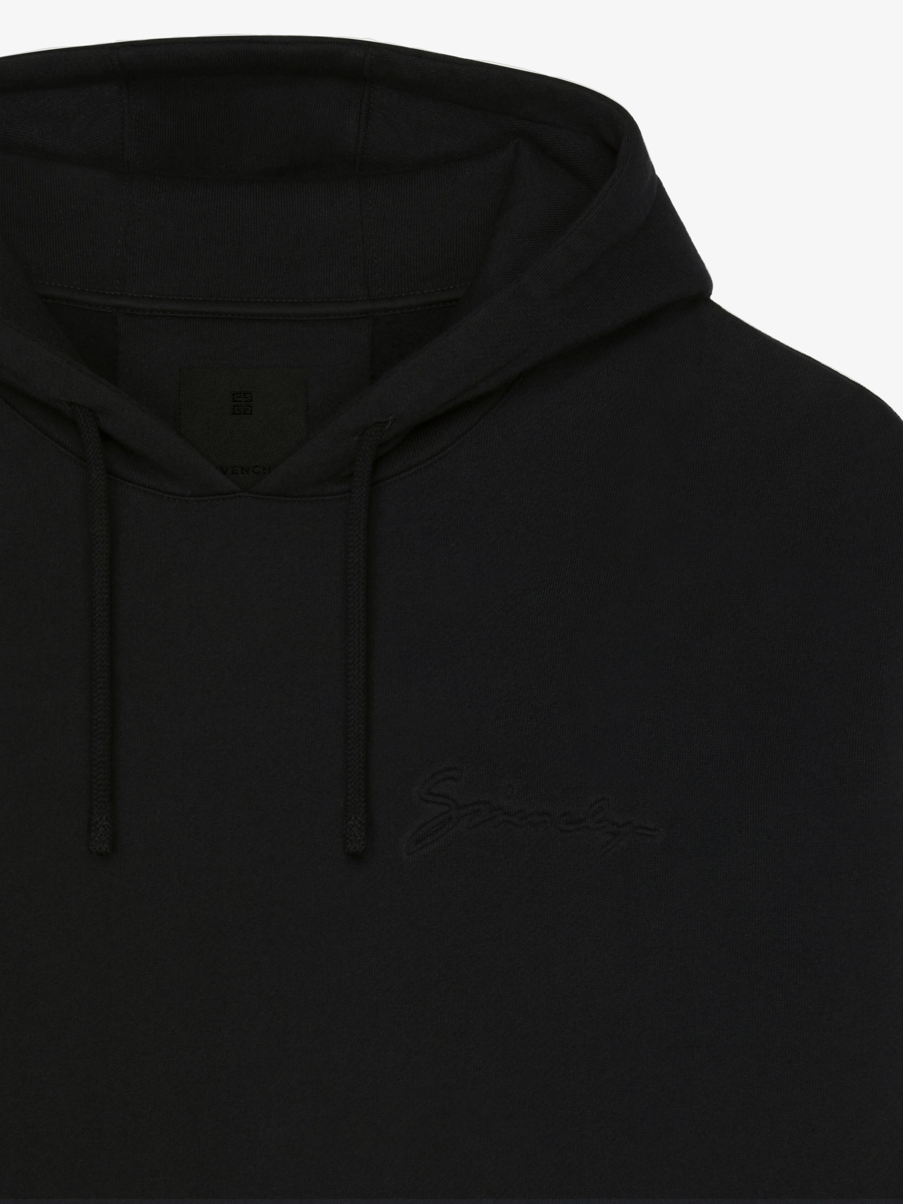 HOODIE IN FLEECE WITH BAROQUE EMBOSSING - 5