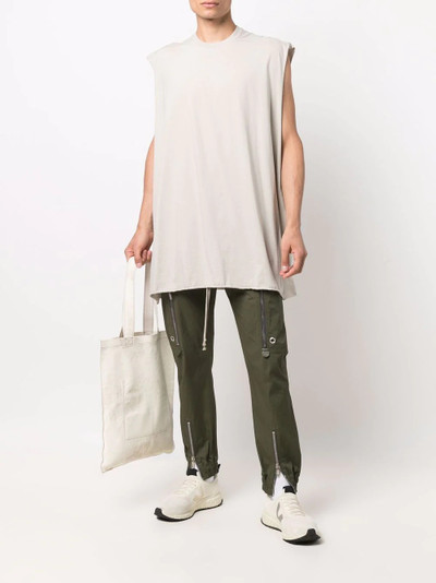 Rick Owens sleeveless flared tank top outlook