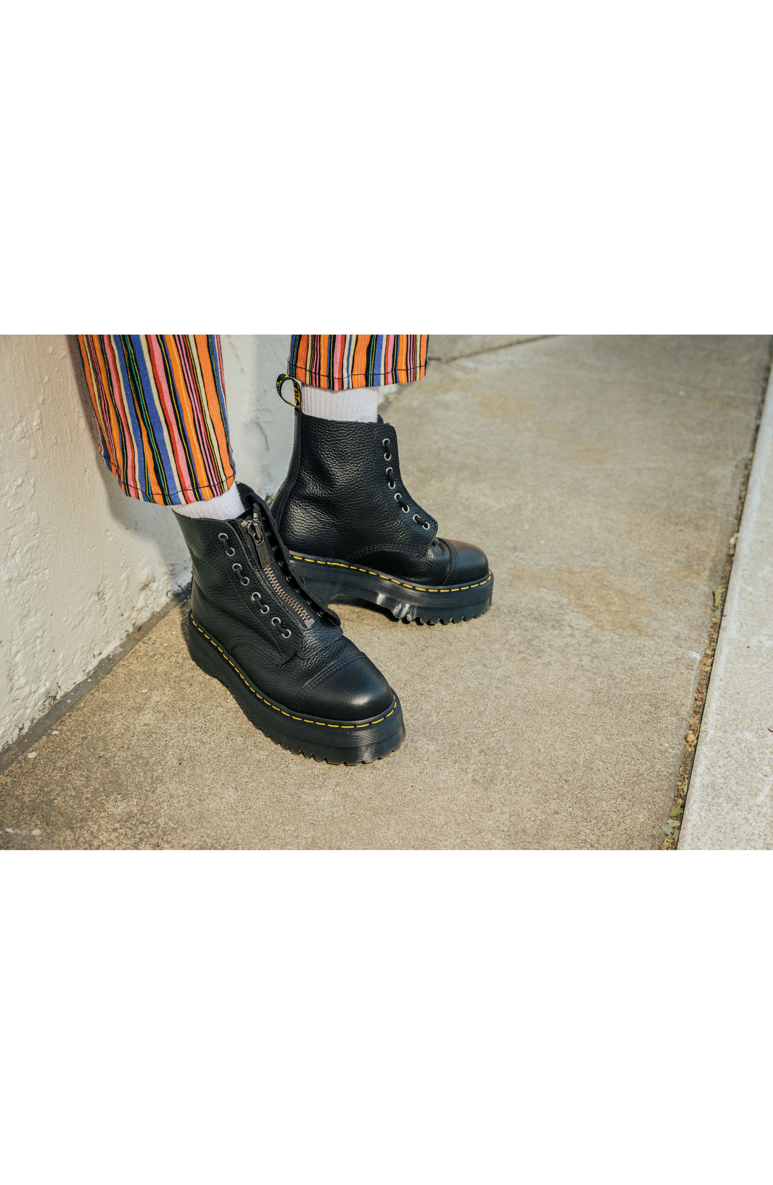 Dr. Martens Sinclair Platform Bootie in Black at Nordstrom - 8