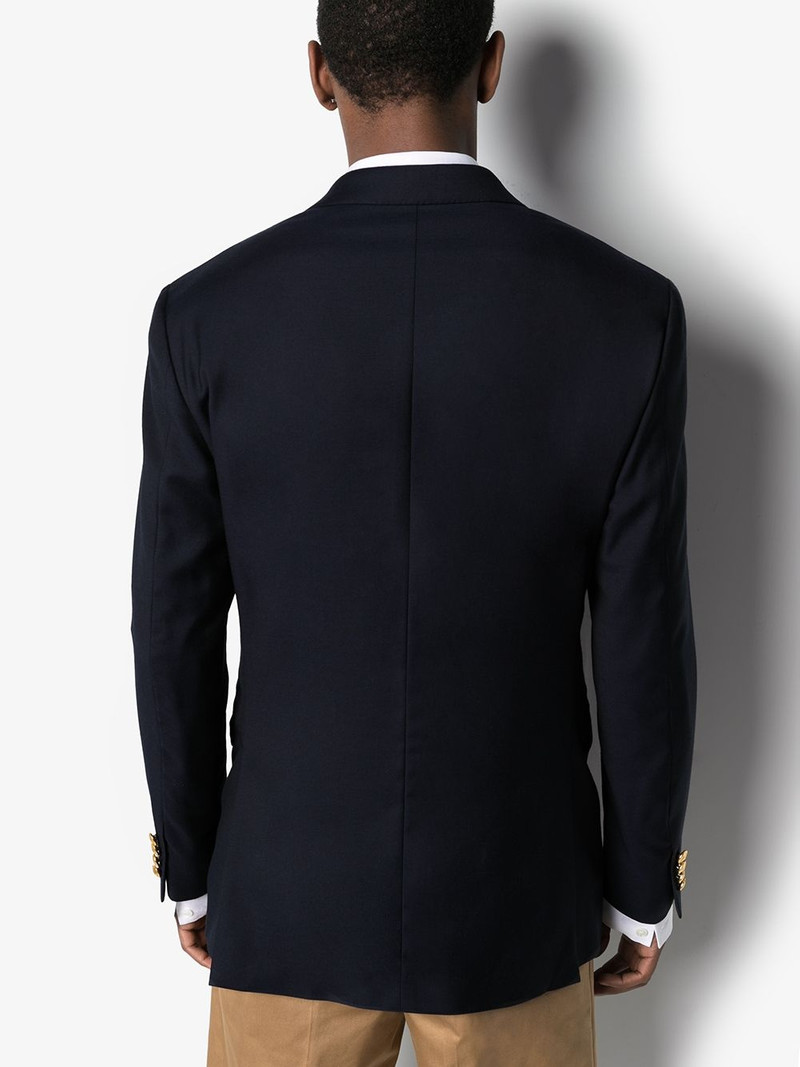 single-breasted twill blazer 4