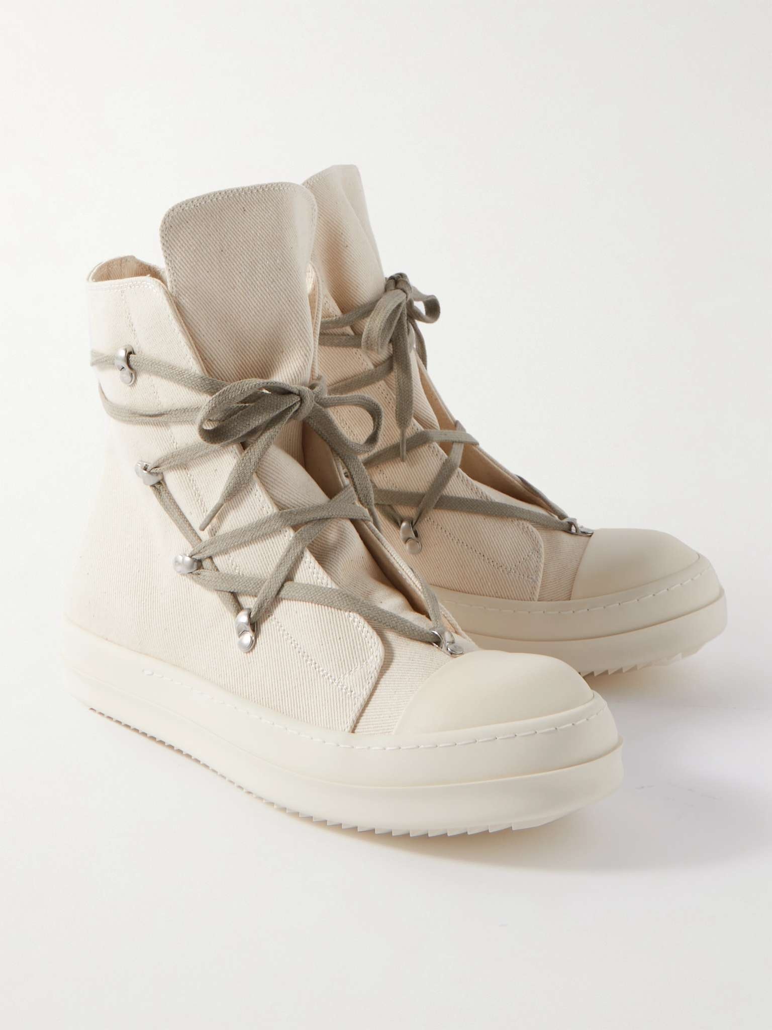 Hexa Denim High-Top Sneakers - 4
