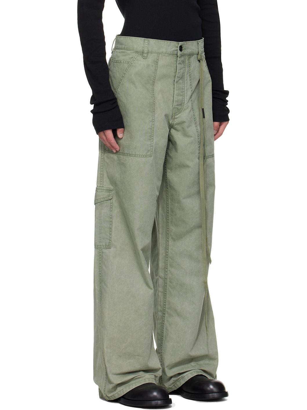 Green Monder Workwear Comfort Cargo Pants - 2