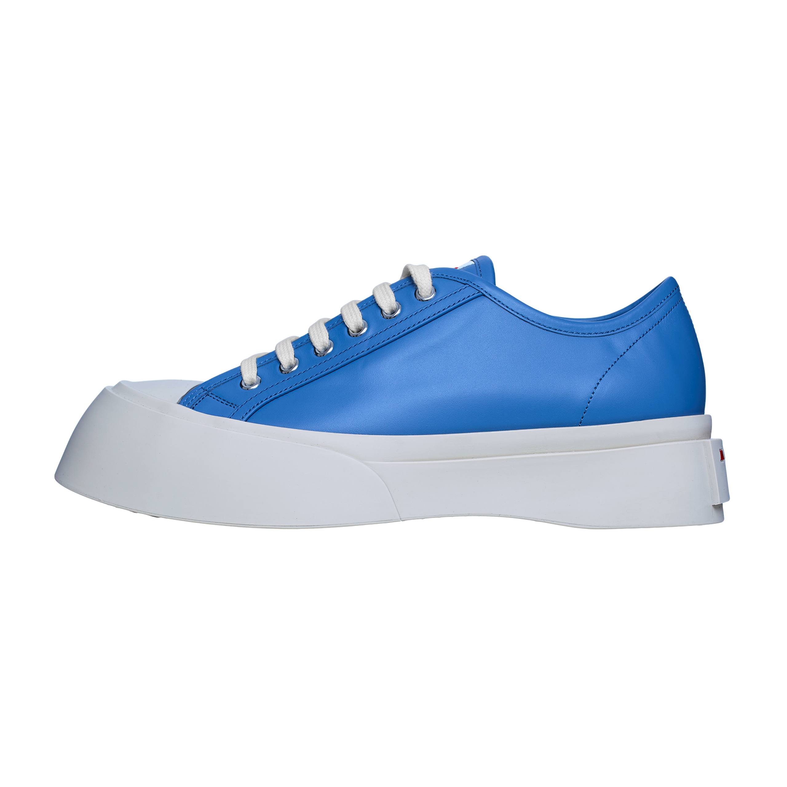 PABLO LEATHER PLATFORM SNEAKERS - 3