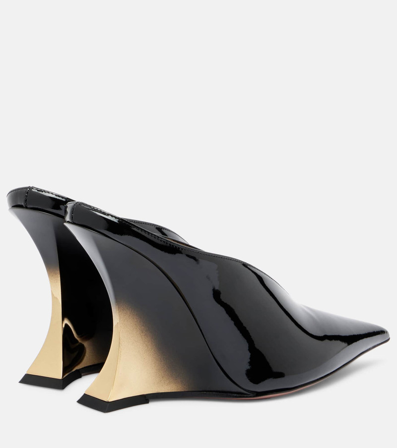 PARIS TEXAS Nina 105 patent leather wedge mules outlook