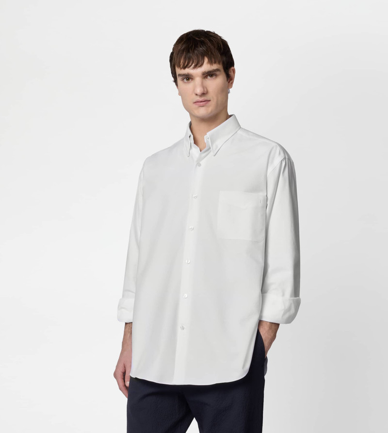 Tod's RELAXED FIT SHIRT IN OXFORD - WHITE outlook
