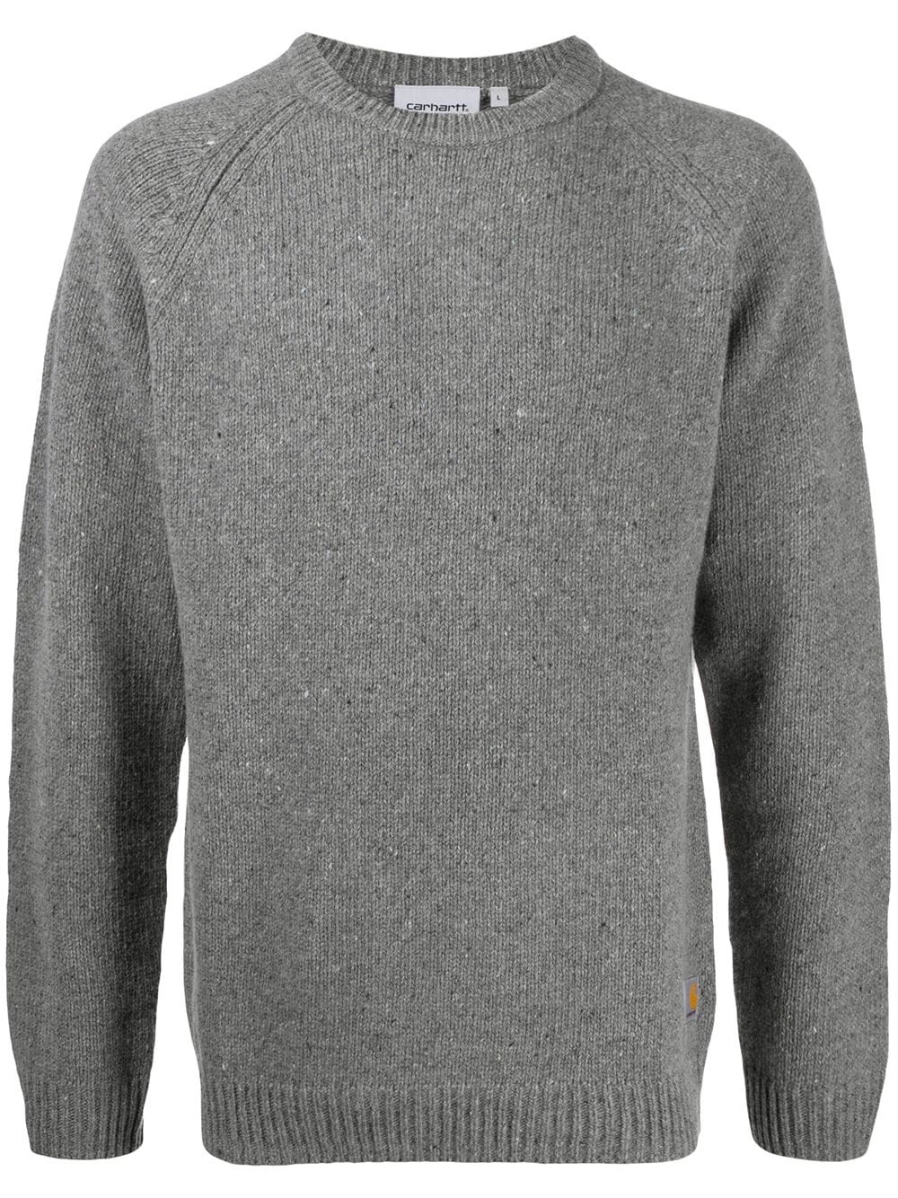 grey wool jumper - 1