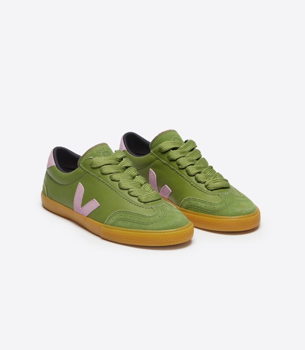 VOLLEY LEATHER VEJA X MAKE MY LEMONADE KIWI ORCHID - 2