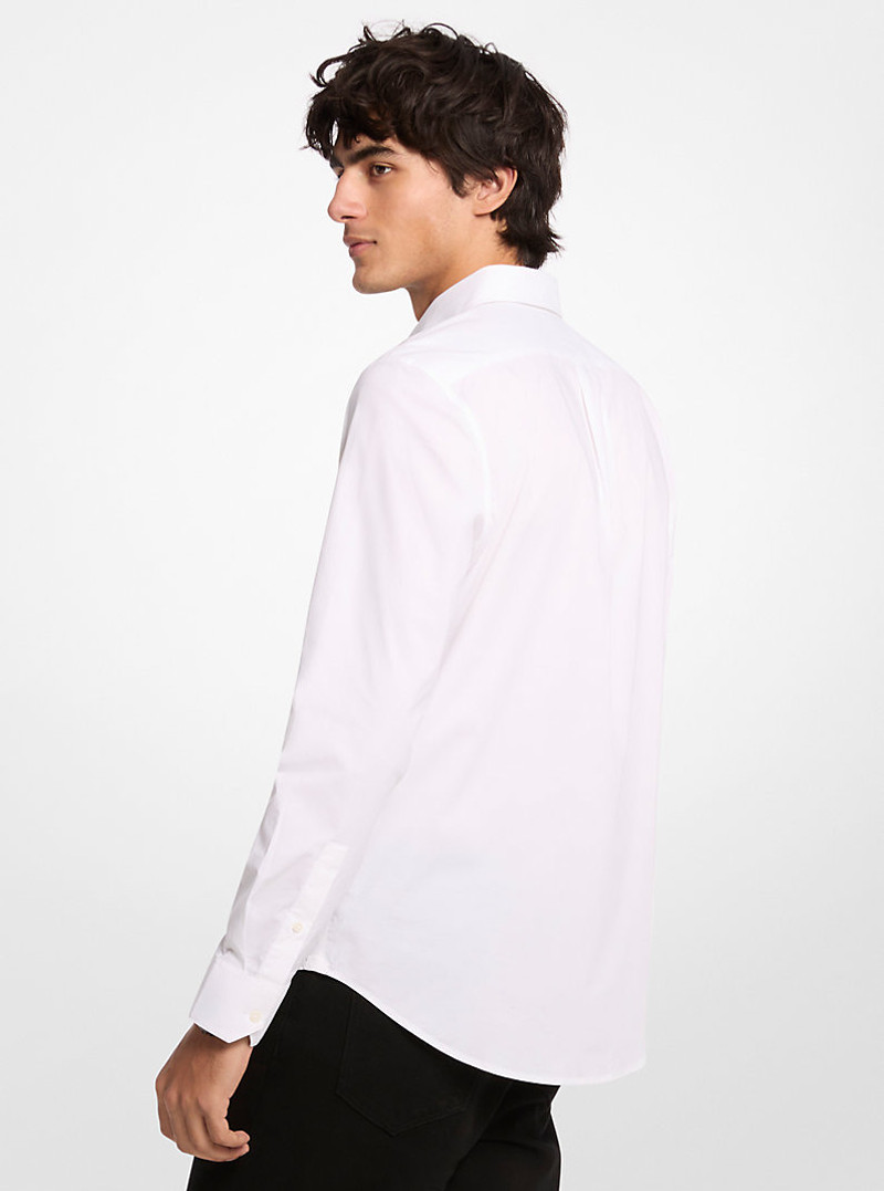 MICHAEL KORS Classic-Fit Cotton Blend Dobby Shirt outlook
