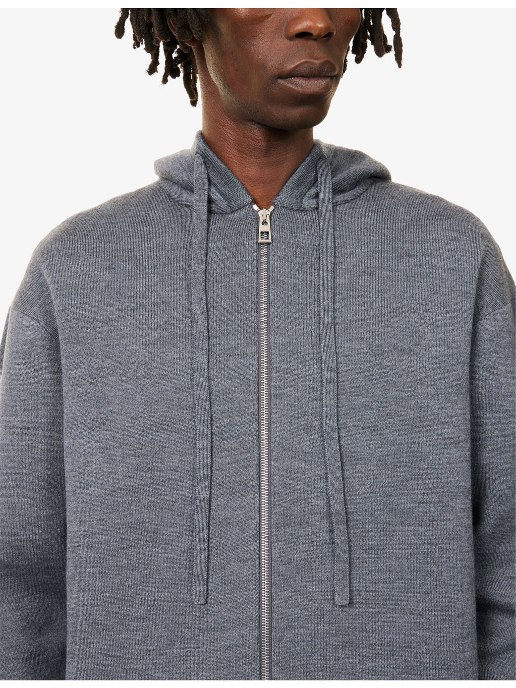 Anagram Relaxed-Fit Stretch-Wool Blend Hoody - 5