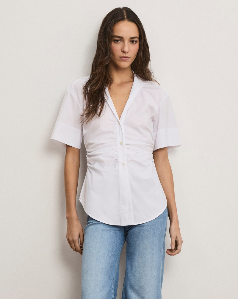 VERONICA BEARD DAVRA BUTTON-DOWN SHIRT outlook