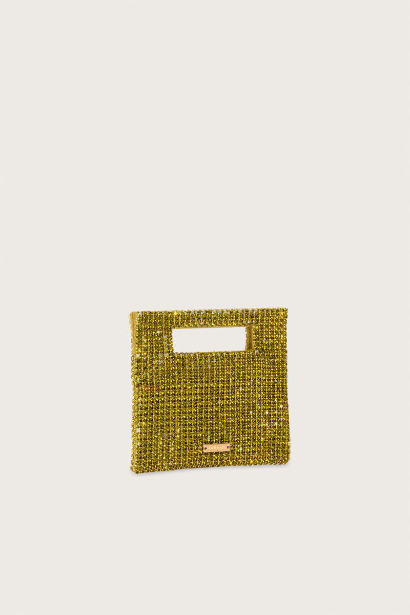 Cult Gaia LUCINDA NANO RHINESTONE CLUTCH outlook