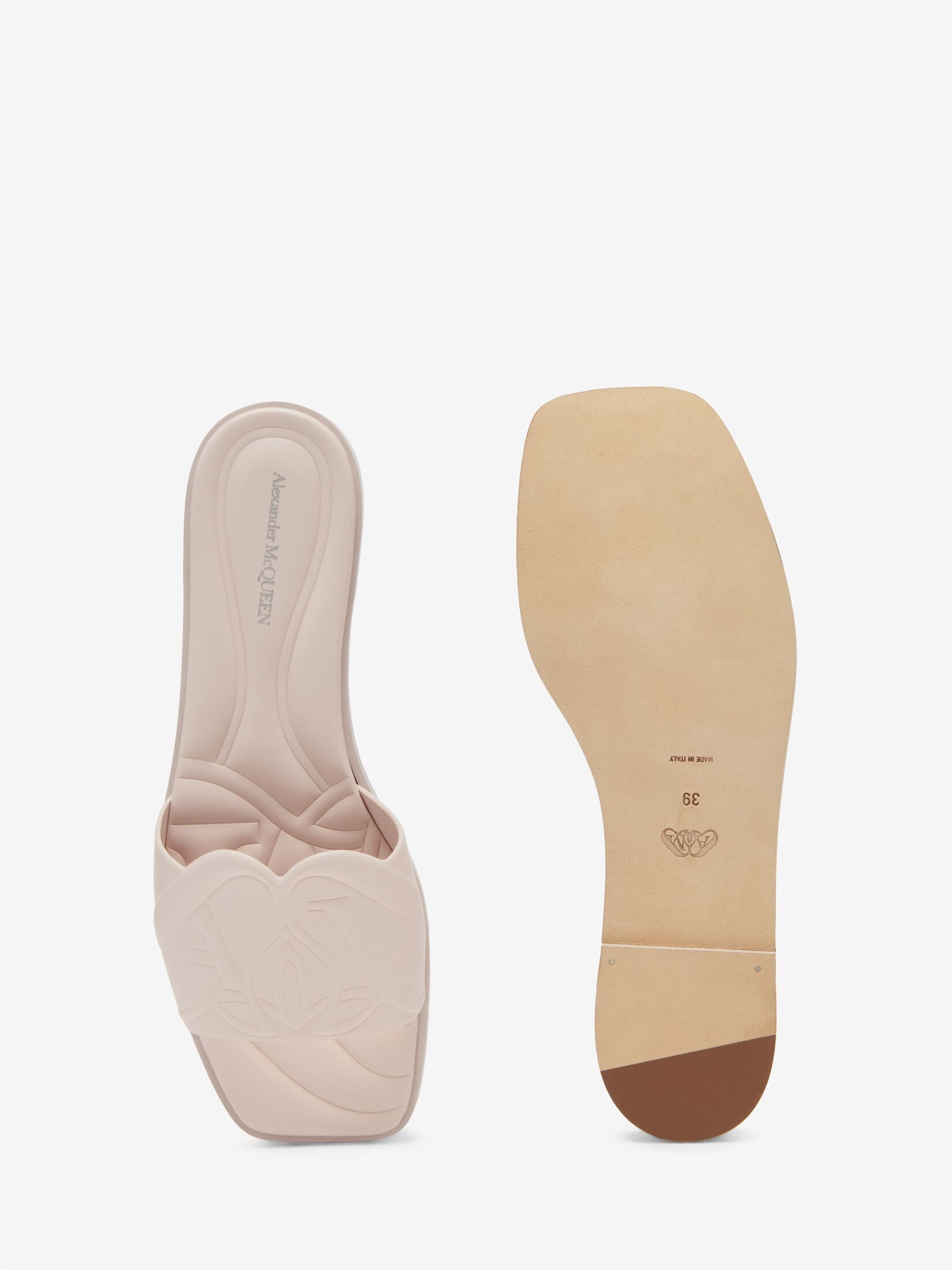 Women's Seal Flat Slide Sandal in Clay - 4