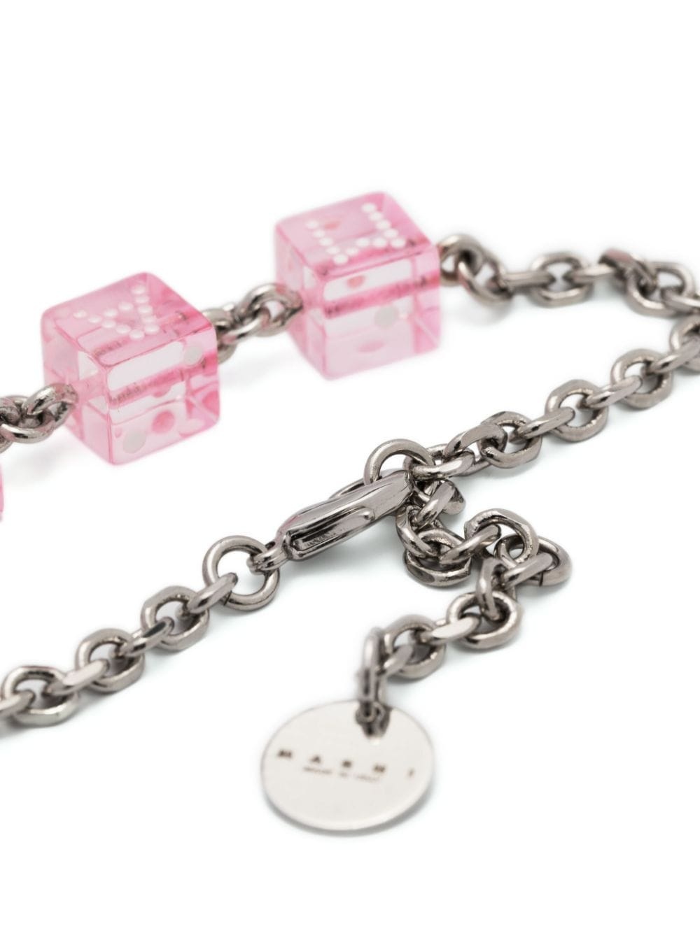 dice-shaped charm bracelet - 3