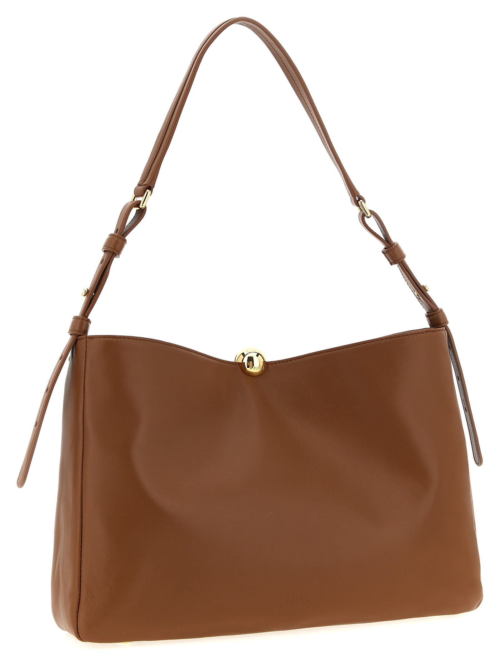 Furla Sfera Soft Shoulder Bags Brown - 2