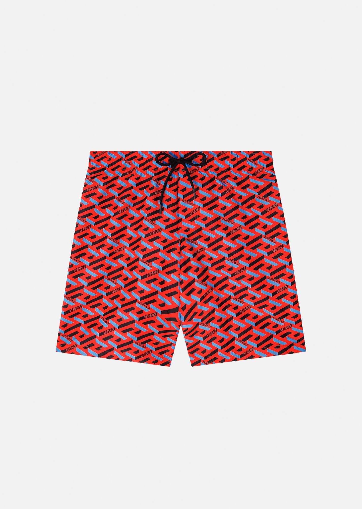 La Greca Print Swim Shorts - 1