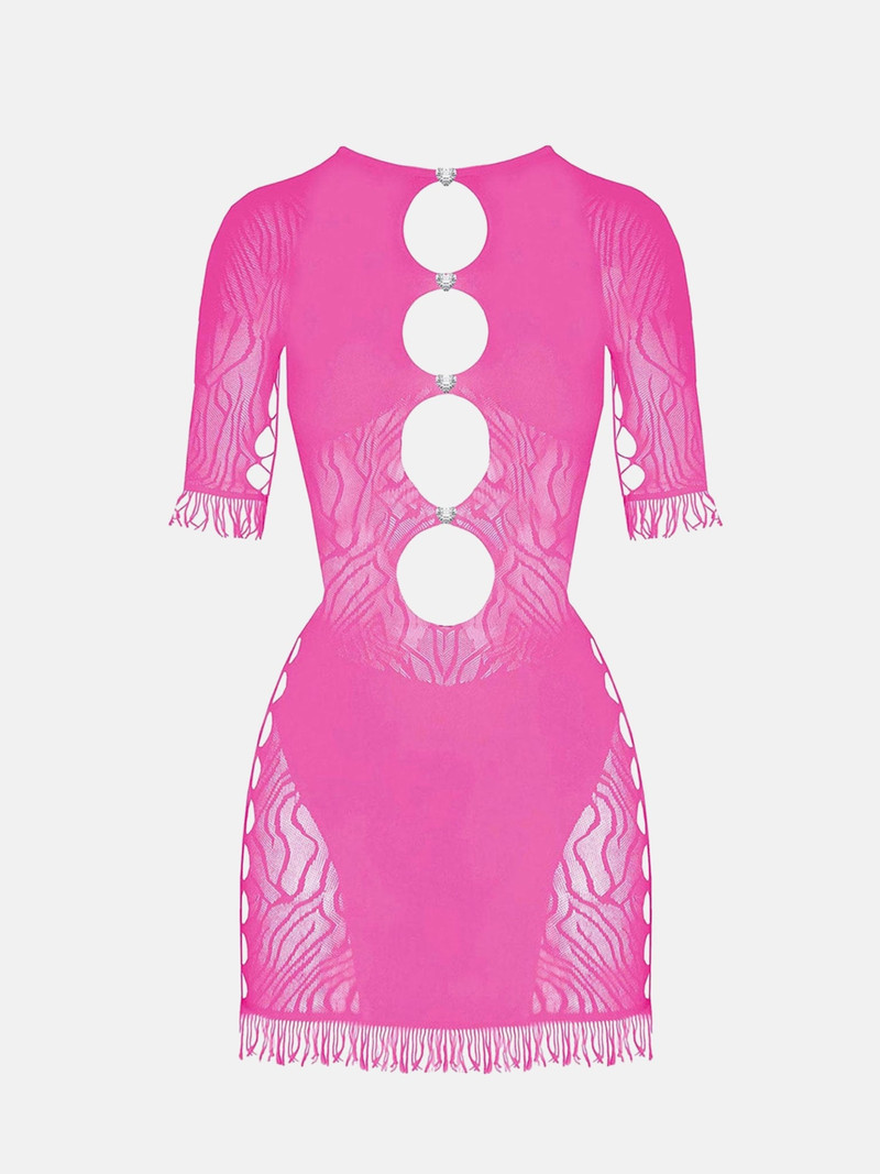 MIRANDA DRESS IN FUCHSIA 1