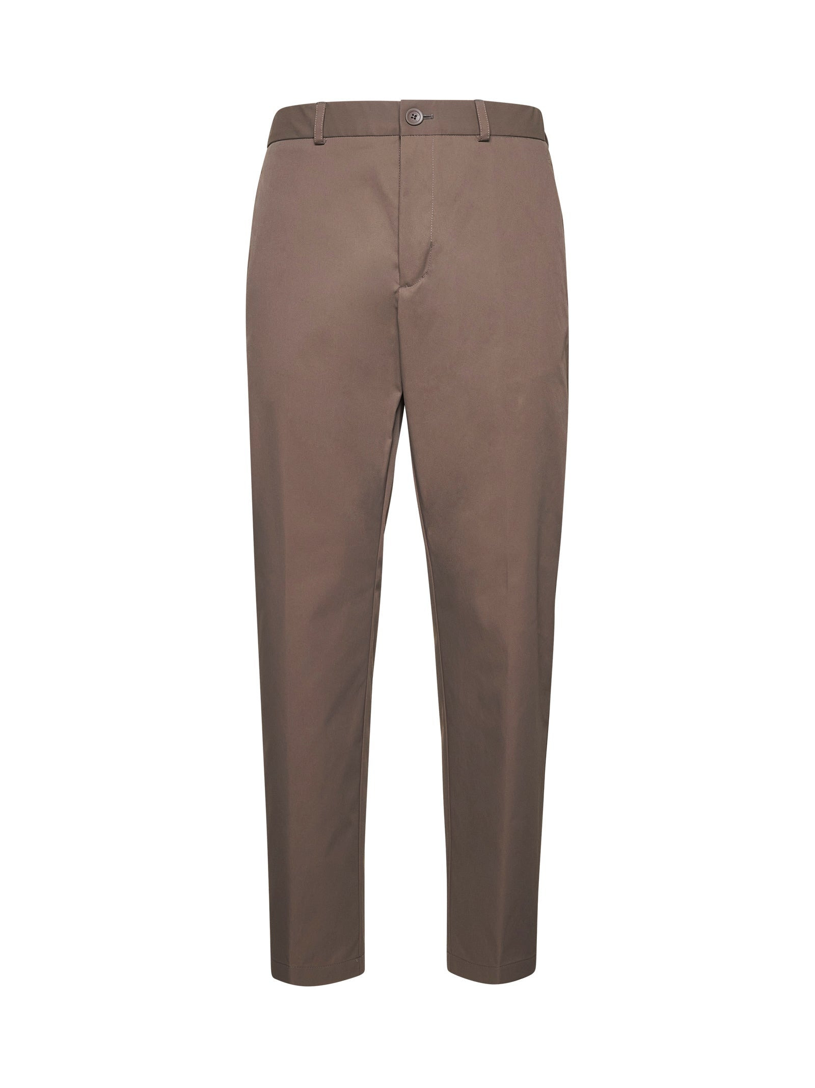 Herno Men Dark Taupe Cotton Feel Trousers - 1