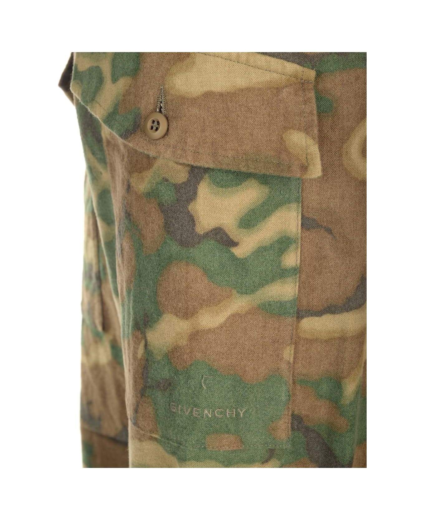 Camouflage Cargo Trousers - 3