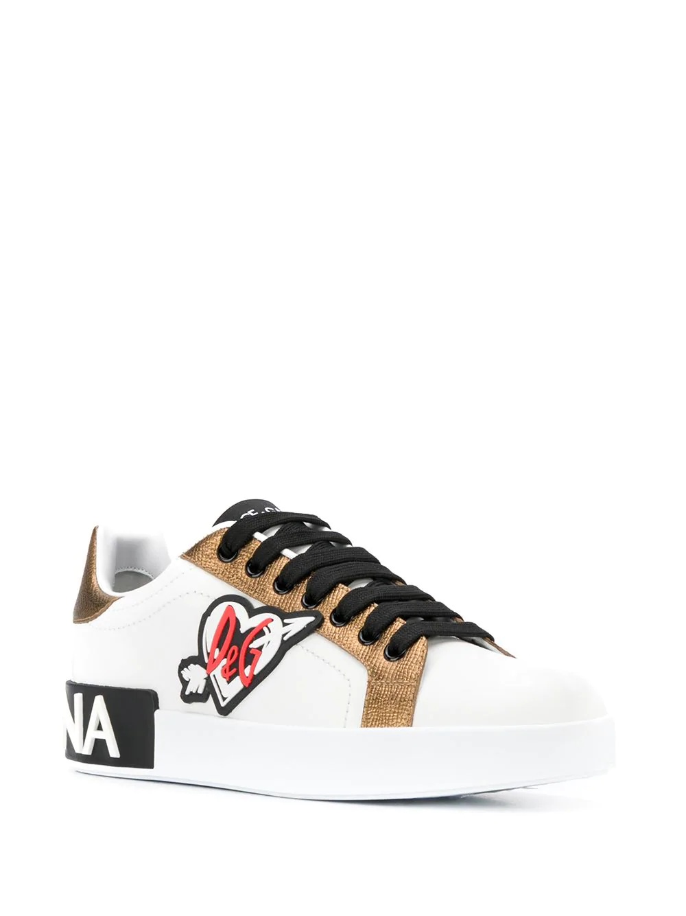 Portofino Love lettering sneakers - 2