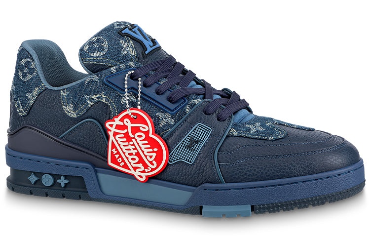 LOUIS VUITTON x Nigo LV Trainers 'Blue Denim' 1A9IQ1 - 2