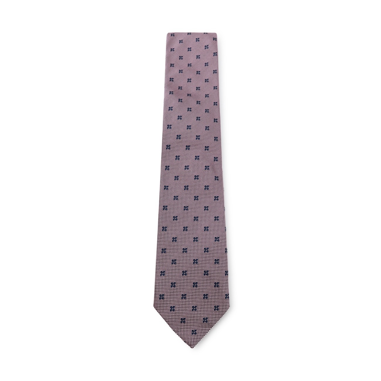 pink silk tie - 1