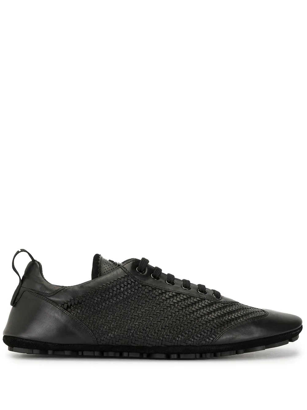 Oxford-style low-top sneakers - 1