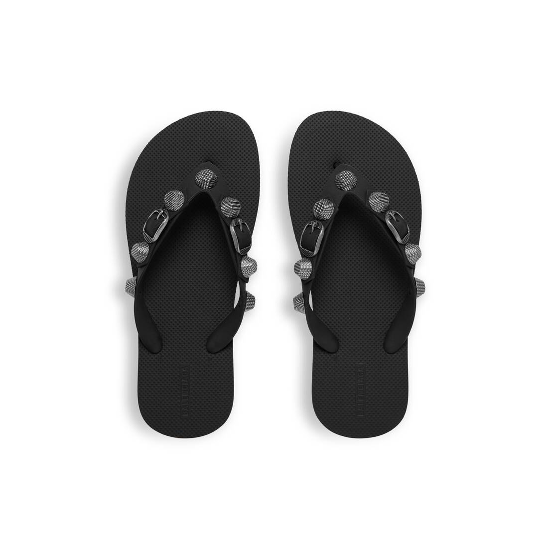 Women's Cagole Thong Sandal in Black - 6