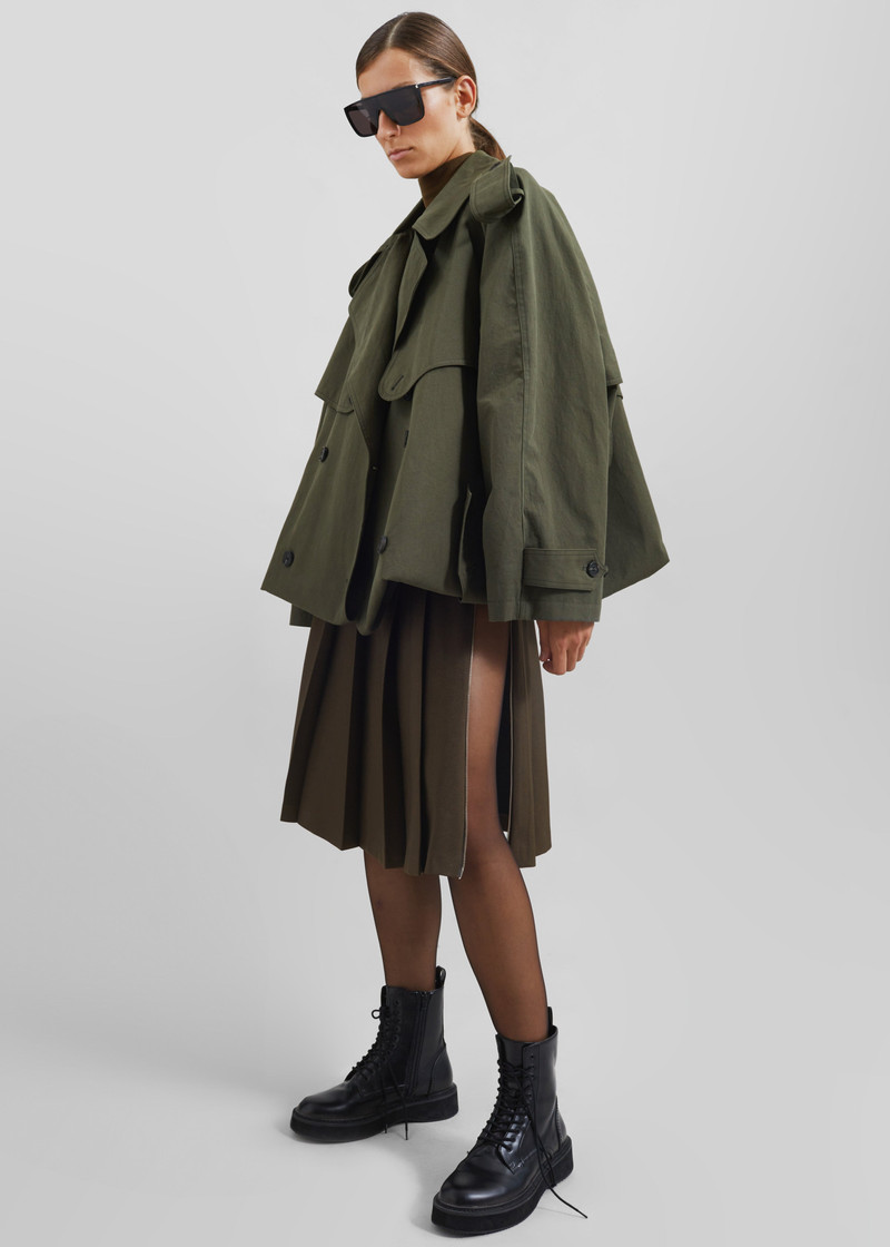 Tromso Convertible Trench - Khaki 7