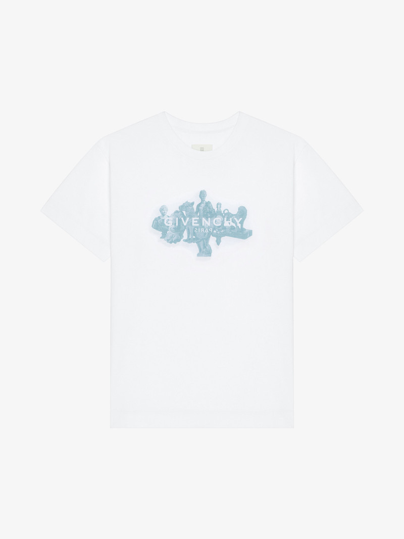 GIVENCHY REVERSE T-SHIRT IN COTTON WITH HUBERT OBJECTS - 1