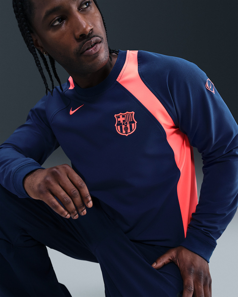 FC Barcelona Third Men's Nike Total 90 Soccer Crew-Neck Top 3
