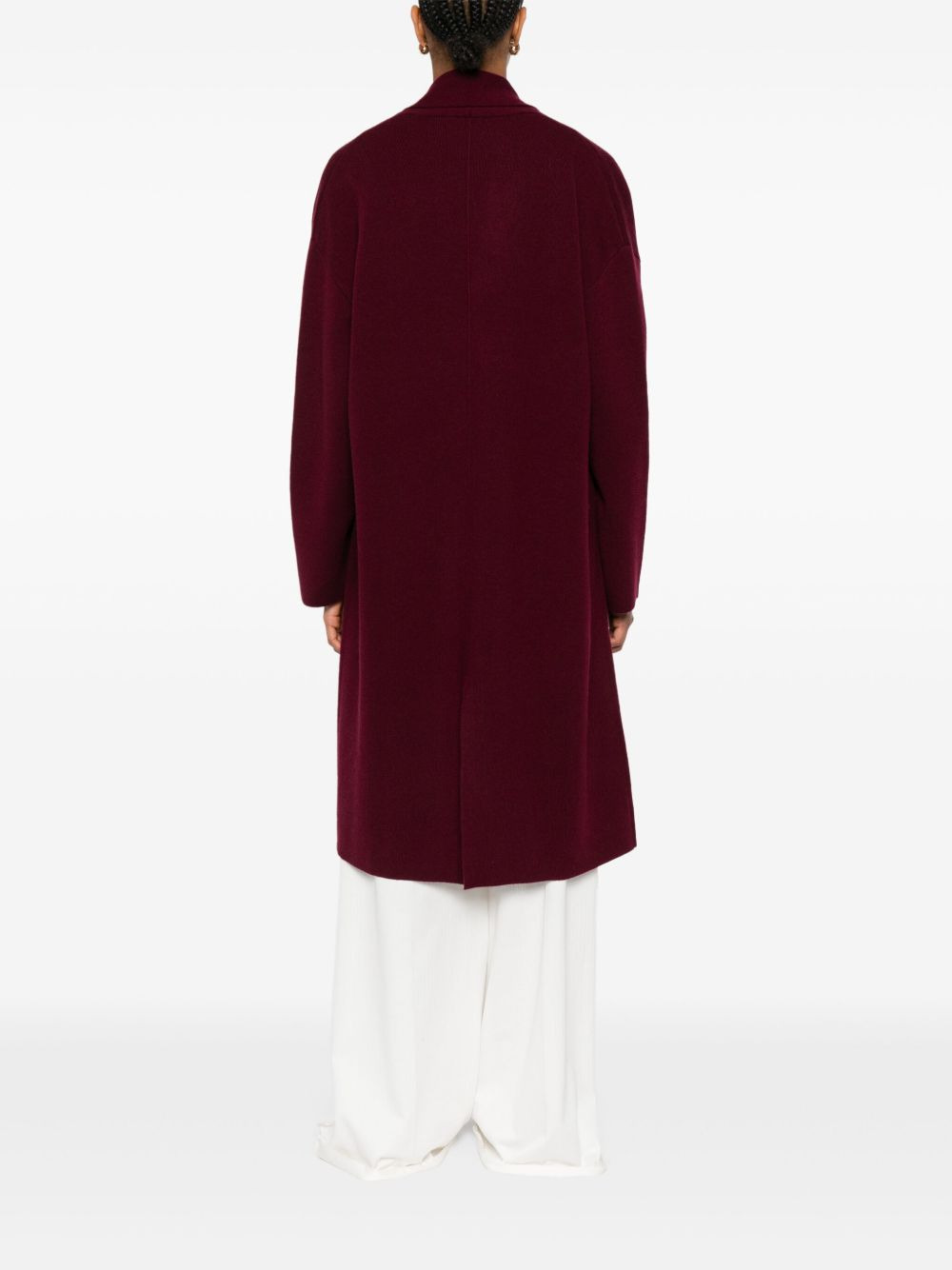 open-front coat - 4