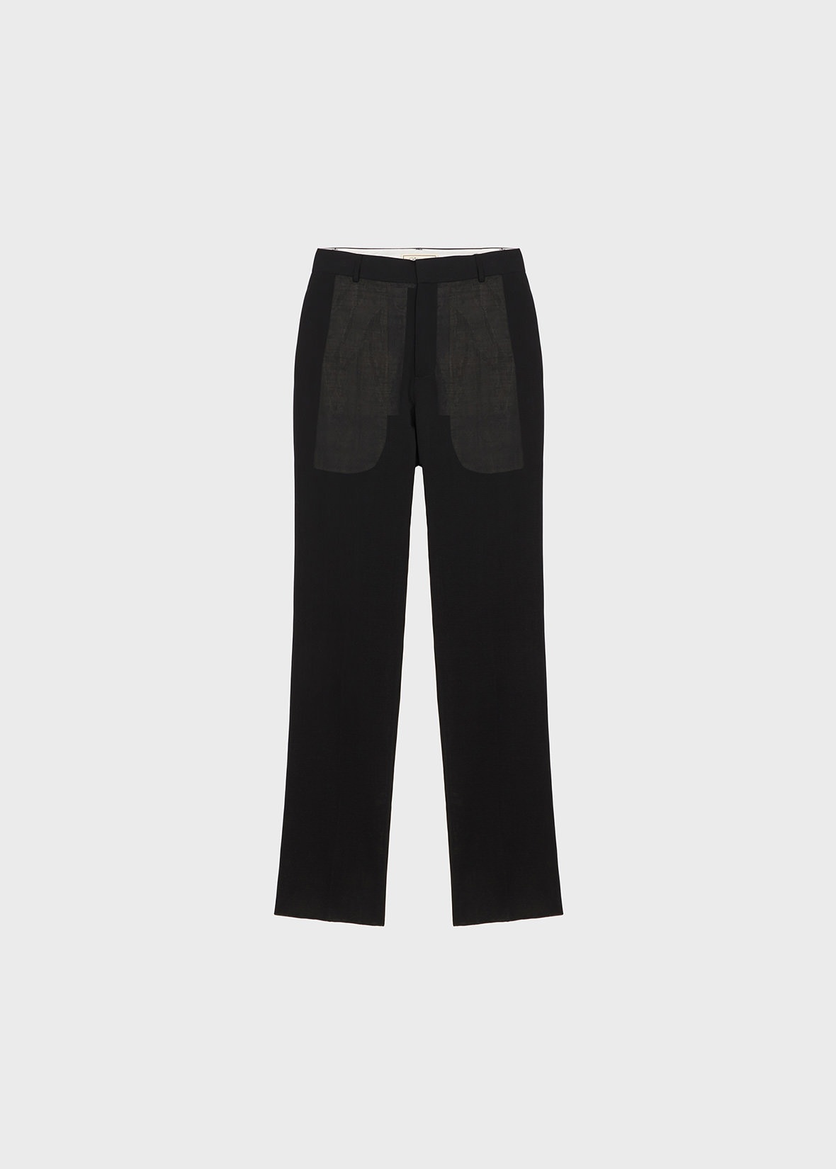 LIGHT WOOL CANVAS PANTS - 1