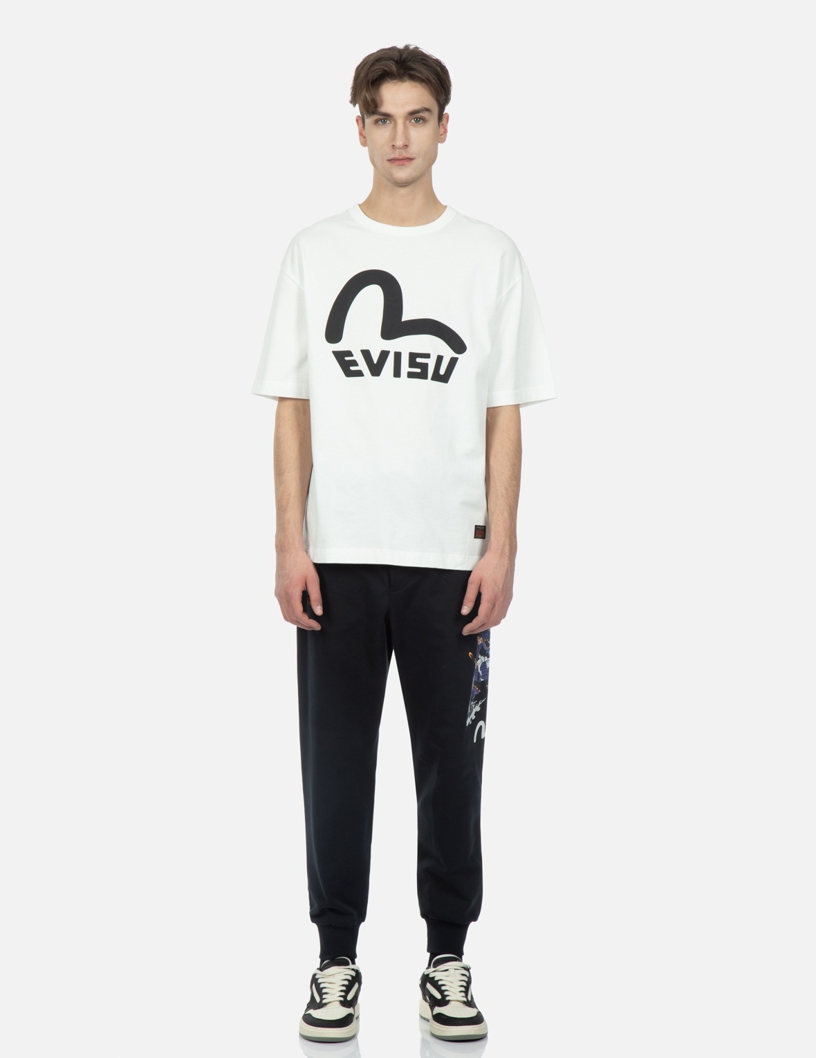 SAMURAI AND SEAGULL PRINT SWEATPANTS - 5