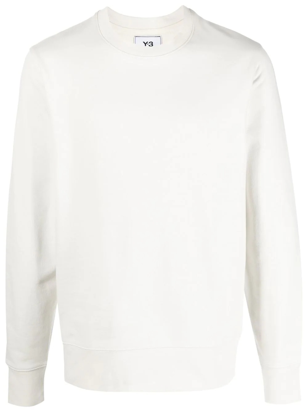 crew-neck cotton sweatshirt - 1