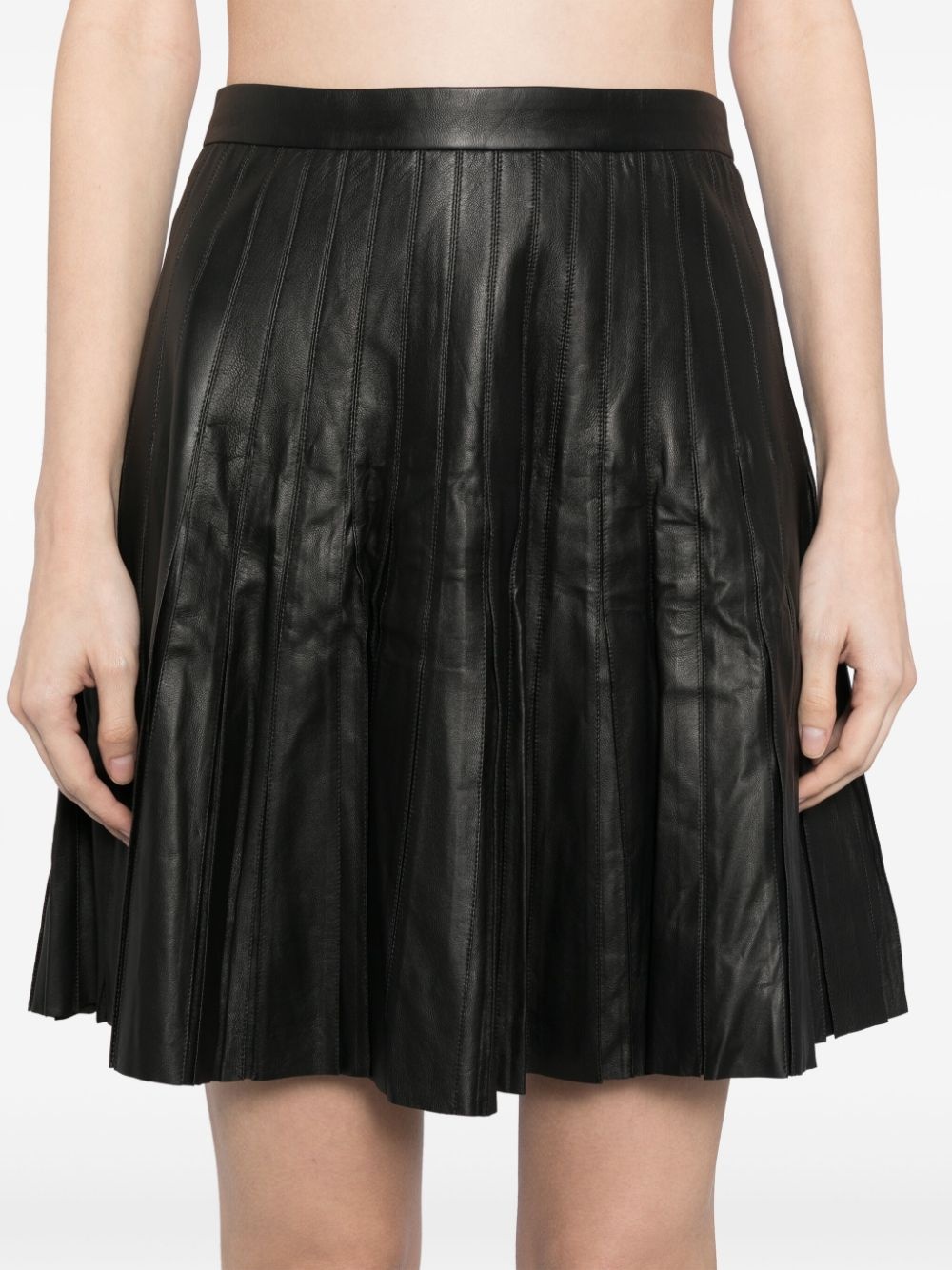 pleated mini skirt - 5