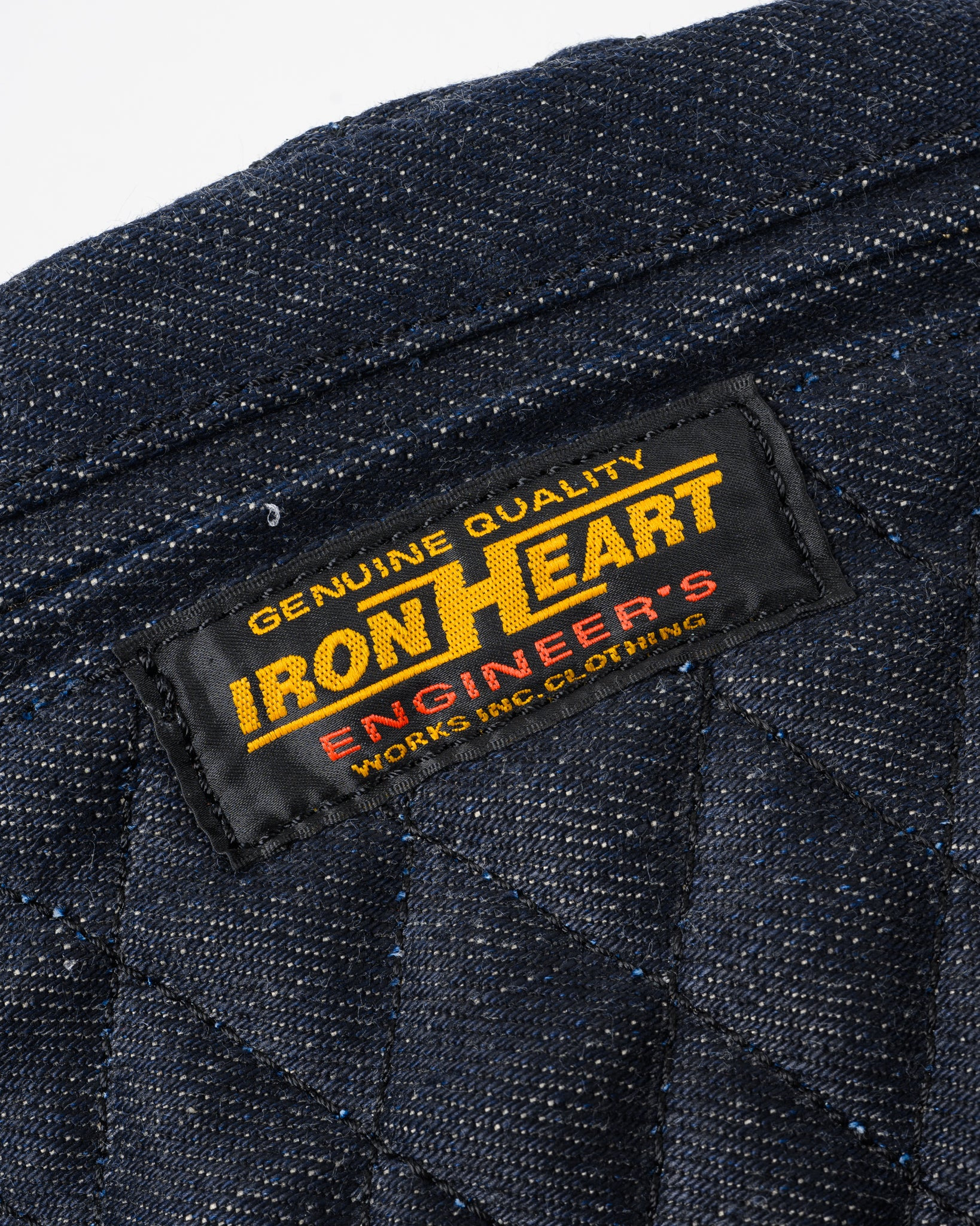 IHE-51-IND Diamond Stitched 25oz Selvedge Denim Waist Bag - Indigo - 10