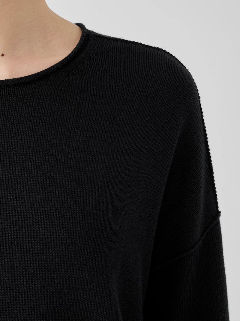 Peruvian Cotton Blend Crew Neck Top 5